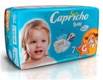 Ficha técnica e caractérísticas do produto Capricho Baby Regular Fralda Infantil G C/7 (Kit C/03)