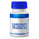 Ficha técnica e caractérísticas do produto Carbonato de Cálcio 600mg- Vitamina D3 200 UI /120cáps-saúde