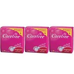 Ficha técnica e caractérísticas do produto Carefree Proteção Absorvente Higiênico com Perfume com 40 - Kit com 03