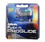 Ficha técnica e caractérísticas do produto Carga Fusion Proglide com 2 Cartuchos - Gillette