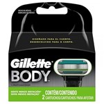 Ficha técnica e caractérísticas do produto Carga Gillette Body com 2 Unidades