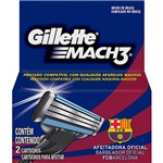 Ficha técnica e caractérísticas do produto Carga Gillette Mach3 Barcelona com 2 Unidades