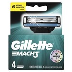 Carga Gillette Mach3 C/ 4 Premium