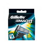 Ficha técnica e caractérísticas do produto Carga Gillette Mach3 Regular 8 Unidades