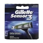 Ficha técnica e caractérísticas do produto Carga Gillette Sensor3 com 2 Unidades