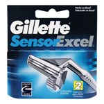 Ficha técnica e caractérísticas do produto Carga Gillette Sensor Excel - 2 Unidades - Gillette