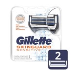 Ficha técnica e caractérísticas do produto Carga Gillette Skinguard Sensitive com 2 Unidades Carga para Aparelho de Barbear Gillette Skinguard Sensitive 2 Unidades