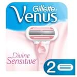 Ficha técnica e caractérísticas do produto Carga Gillette Venus Divine Sensitive - 2 Unidades