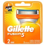 Ficha técnica e caractérísticas do produto Carga para Aparelho de Barbear Gillette Fusion5 2 Unidades