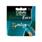 Carga para Aparelho Gillete Sensor Excel For Woman 3Und