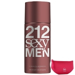 Ficha técnica e caractérísticas do produto Carolina Herrera 212 Sexy Men - Desodorante Masculino 150ml+Beleza na Web Pink - Nécessaire