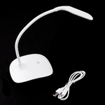 Ficha técnica e caractérísticas do produto Carregamento por USB de protecção do olho-cuidado Secretária/Mesa Lâmpada LED luzes de Toque Branco 18