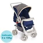 Ficha técnica e caractérísticas do produto Carrinho de Bebê Pegasus Azul Marinho - Galzerano