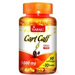 Ficha técnica e caractérísticas do produto Cart Caff (óleo de Cártamo + Cafeína) 1g Tiaraju - 70 Cápsulas Gel