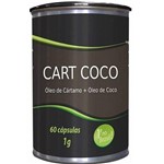 Ficha técnica e caractérísticas do produto Cart Coco (Óleo de Cártamo Óleo de Coco) 1000mg (60caps) - Tiaraju