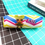 Ficha técnica e caractérísticas do produto Cartoon Doll Padrão Printing Pencil Pouch Environmentally Proteção Stationery Pouch