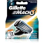Ficha técnica e caractérísticas do produto Cartucho Gillette Mach 3 - 4 Unidades