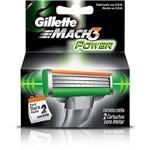 Ficha técnica e caractérísticas do produto Cartucho Gillette Mach 3 Power - 2 Unidades