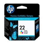 Ficha técnica e caractérísticas do produto Cartucho HP 22 Colorido INKJET HP