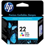 Ficha técnica e caractérísticas do produto Cartucho Impressora Hp Deskjet 22 C9352ab Colorido 6ml