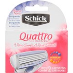 Ficha técnica e caractérísticas do produto Cartucho Quattro For Women - Schick