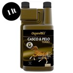 Ficha técnica e caractérísticas do produto Casco & Pelo Turbo Organnact 1 Litro Suplemento para Cascos e Pelos de Equinos