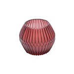 Ficha técnica e caractérísticas do produto Castiçal de Vidro Chinese Ballon Urban Vermelho