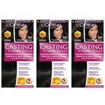 Ficha técnica e caractérísticas do produto Casting Tinta Creme Gloss 300 Castanho Escuro (kit C/03)