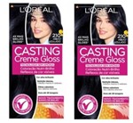 Ficha técnica e caractérísticas do produto Casting Tinta Creme Gloss 210 Preto Azulado - 2 UNIDADES - L'Oreal