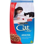Ficha técnica e caractérísticas do produto Cat Chow Adultos Sabor Carne - 1 KG