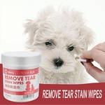 Ficha técnica e caractérísticas do produto Cat Dog Pet Remove rasgo Toalha Mark Artefato Eye Pet Limpeza Molhado Papel