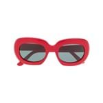 Ficha técnica e caractérísticas do produto Celine Eyewear Óculos de Sol Redondo - Vermelho