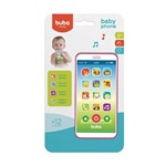 Celular Infantil Baby Phone Rosa Buba Toys