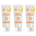 Ficha técnica e caractérísticas do produto Cenoura & Bronze Fps30 Protetor Solar Facial 50g - Kit com 03