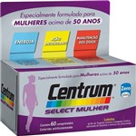 Ficha técnica e caractérísticas do produto Centrum Select Mulher 60 Cápsulas