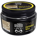 Ficha técnica e caractérísticas do produto Cera Capilar Barber Jack Style Defining Wax Fixação 3 Média e Semi Brilho 80g