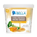 Ficha técnica e caractérísticas do produto Cera Cremosa Micro-ondas Mel e Aloe Vera Depil Bella 100g