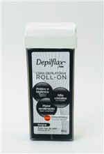 Ficha técnica e caractérísticas do produto Cera Depilatória Roll-on Negra Depilflax