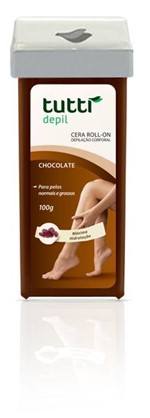 Ficha técnica e caractérísticas do produto Cera Refil Roll-on Chocolate Tutti Depil 100g