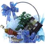 Ficha técnica e caractérísticas do produto Cesta de Flores, Chocolate Whisky Johnnie Walker e Bonsai - Entrega Df