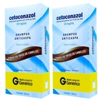 Ficha técnica e caractérísticas do produto Cetoconazol Shampoo Anticaspa 100ml - Kit com 2 unidades