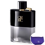 Ficha técnica e caractérísticas do produto CH Men Privé Carolina Herrera EDT - Perfume Masculino 100ml+Beleza na Web Roxo - Nécessaire