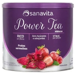 Chá de Hibisco Power Tea Sanavita - Sabor Frutas Vermelhas - 200g