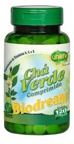 Ficha técnica e caractérísticas do produto Chá Verde 120 Comprimidos 400mg Biodream - Unilife