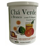 Ficha técnica e caractérísticas do produto Chá Verde e Branco com Colágeno Instantâneo Sabor Citrus 200g - Mosteiro_Devakan