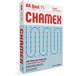 Ficha técnica e caractérísticas do produto Chamex Colors A4 75g 500 Folhas Azul
