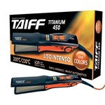 Ficha técnica e caractérísticas do produto Chapinha de Cabelo Taiff Titanium 450 Colors Laranja - Bivolt