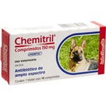 Ficha técnica e caractérísticas do produto Chemitril 150 Mg 10 Comprimidos - Chemitec