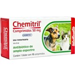 Ficha técnica e caractérísticas do produto Chemitril 50 Mg com 10 Comprimidos - Chemitec