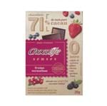 Ficha técnica e caractérísticas do produto Chocolate Senses 71% Frutas Vermelhas - 25g - Chocolife